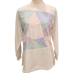 80s Blas Art Graphic Quilted Oversized